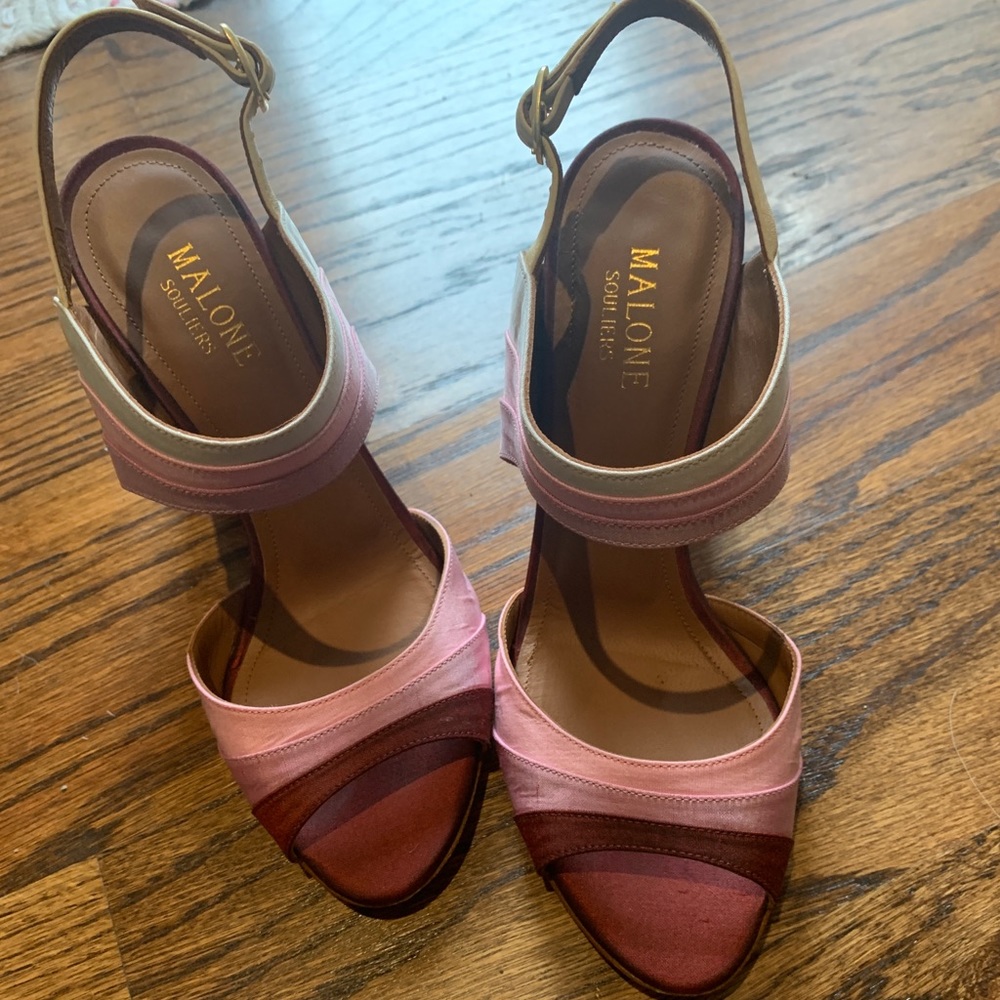 Malone souliers heeled sandals 36.5/6.5 worn once!